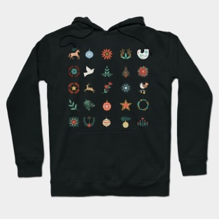 Folk Art Holiday Icons Hoodie